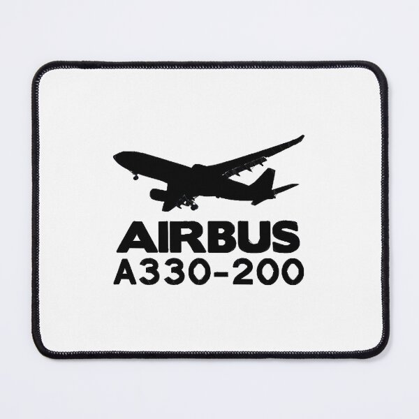 Item preview, Airbus A330-200 Silhouette Print (Black)  designed and sold by g129117.