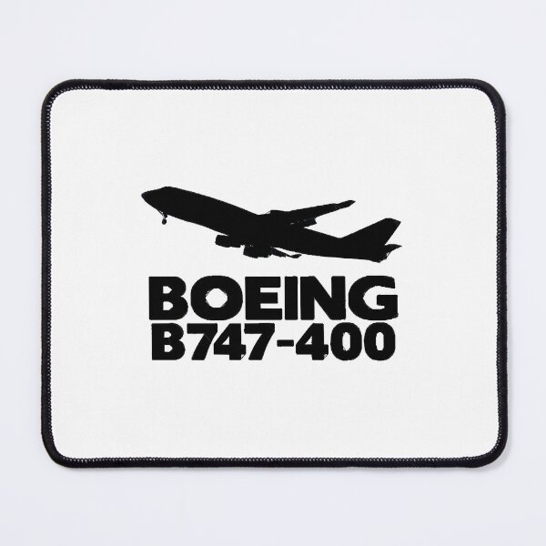 Item preview, Boeing B747-400 Silhouette Print (Black) designed and sold by ng4487.