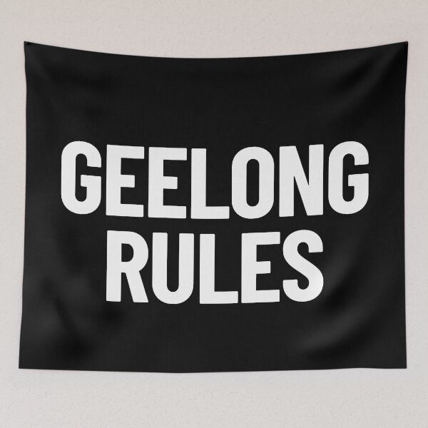 Item preview, Geelong Rules Victoria Australia Capital City designed and sold by Legit Hooligan.