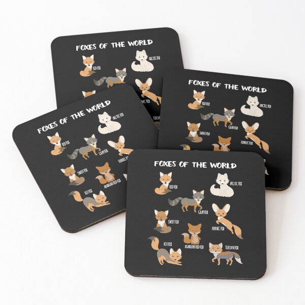 Item preview, Foxes Of The World Funny Fox Animals Educational designed and sold by PerkinsAarav.