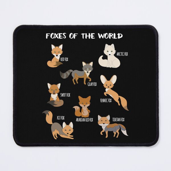 Item preview, Foxes Of The World Funny Fox Animals Educational designed and sold by PerkinsAarav.