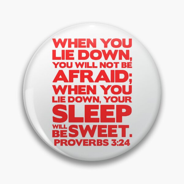 Item preview, Proverbs 3:24 Your Sleep Will Be Sweet designed and sold by plushism.