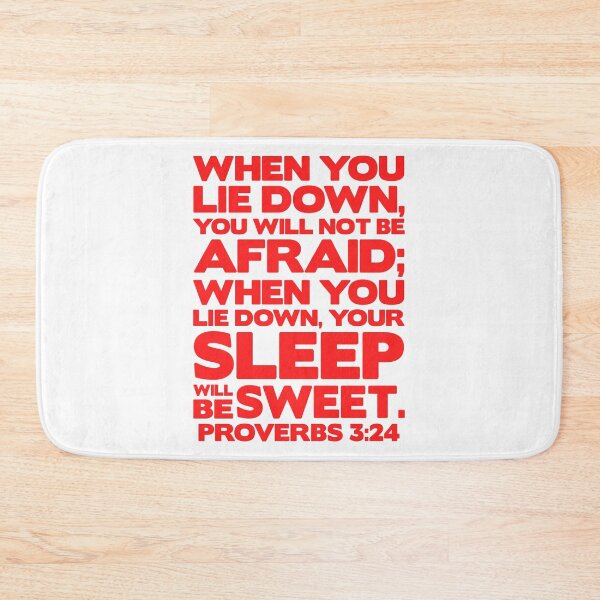 Item preview, Proverbs 3:24 Your Sleep Will Be Sweet designed and sold by plushism.