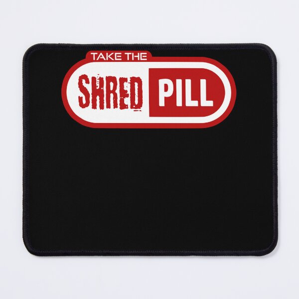 Item preview, Take The Shred Pill Sticker designed and sold by samirdari7.