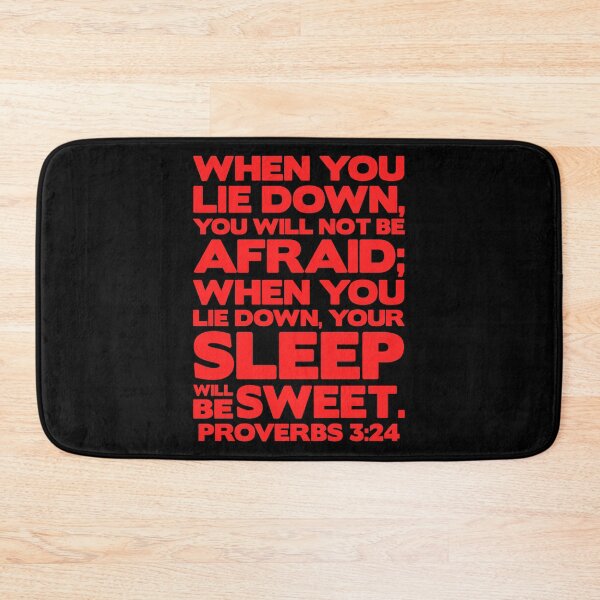 Item preview, Proverbs 3:24 Your Sleep Will Be Sweet designed and sold by plushism.