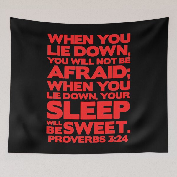 Item preview, Proverbs 3:24 Your Sleep Will Be Sweet designed and sold by plushism.