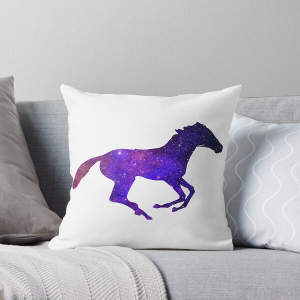 Item preview, Aesthetic Horse Shaped Purple Galaxy designed and sold by quinellie.