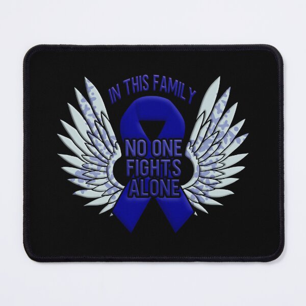 Item preview, I Wear Blue Ribbon Support Family Colon Cancer Awareness design designed and sold by Merchking1.