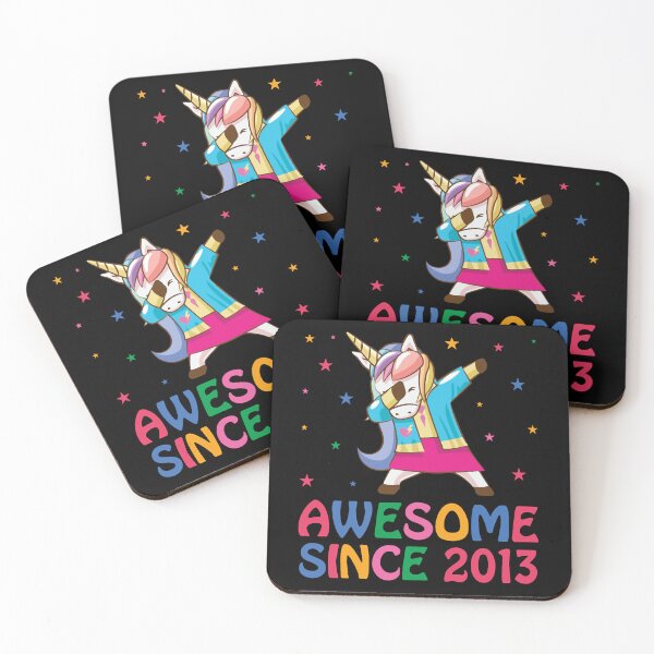 Item preview, Awesome Since 2013 Unicorn designed and sold by NasoBest.