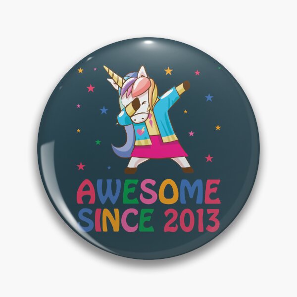 Item preview, Awesome Since 2013 Unicorn designed and sold by NasoBest.