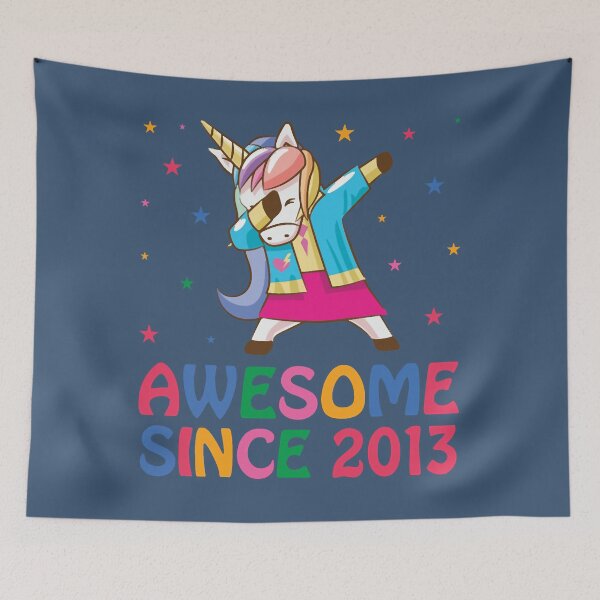Item preview, Awesome Since 2013 Unicorn designed and sold by NasoBest.