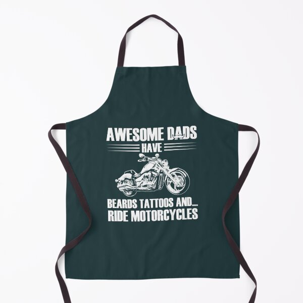 Item preview, Awesome Dad Have Beard Tattoos and Ride Motorcycle designed and sold by NasoBest.