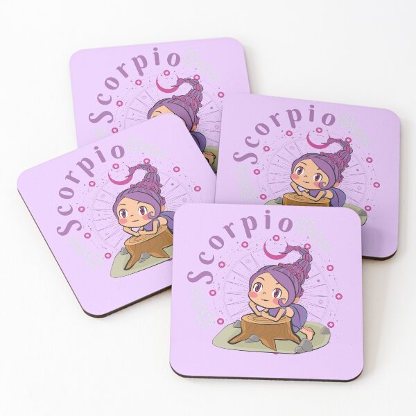 Item preview, Kawaii Zodiac Sign Scorpio Girl designed and sold by astroful.