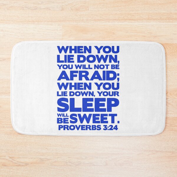 Item preview, Proverbs 3:24 Your Sleep Will Be Sweet designed and sold by plushism.