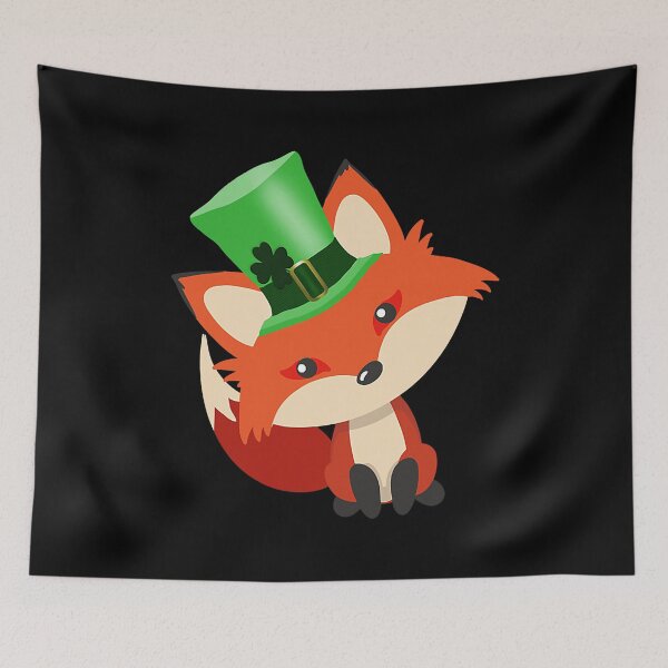 Item preview, Funny Cute Fox St Patricks Day Gift St Patricks Animal designed and sold by PerkinsAarav.