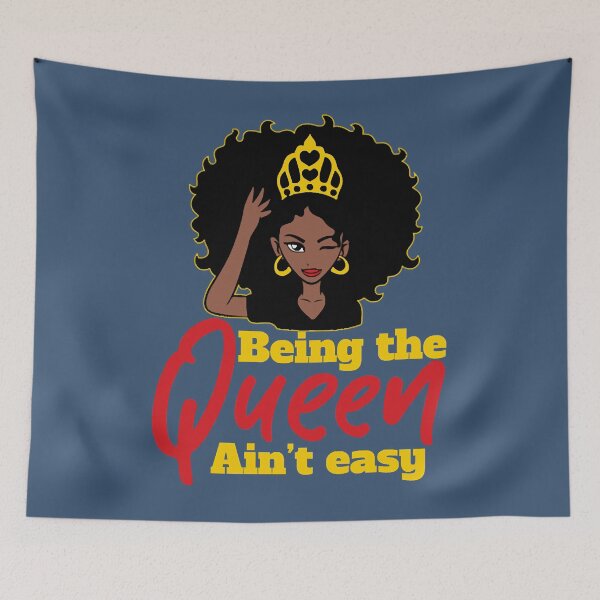 Item preview, Being the queen ain't easy black girl gift designed and sold by NasoBest.