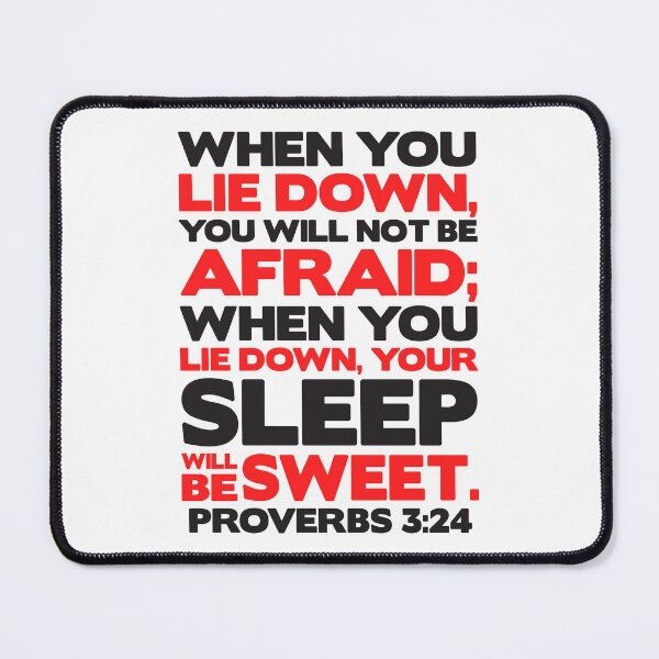 Item preview, Proverbs 3:24 Your Sleep Will Be Sweet designed and sold by plushism.