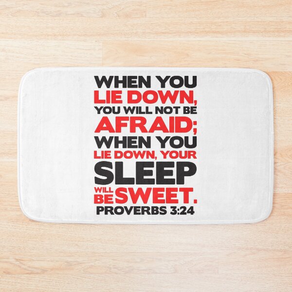 Item preview, Proverbs 3:24 Your Sleep Will Be Sweet designed and sold by plushism.