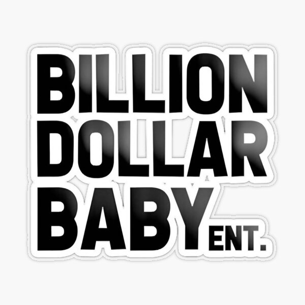 Billion Dollar Baby Mens Size Large Black Short Sleeve Graffiti