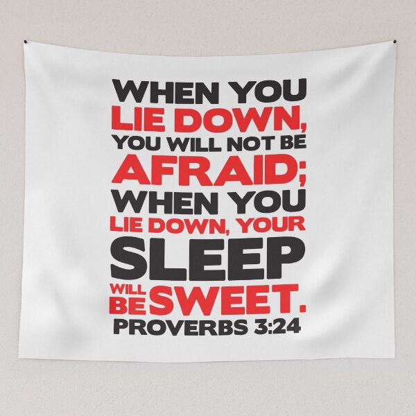 Item preview, Proverbs 3:24 Your Sleep Will Be Sweet designed and sold by plushism.