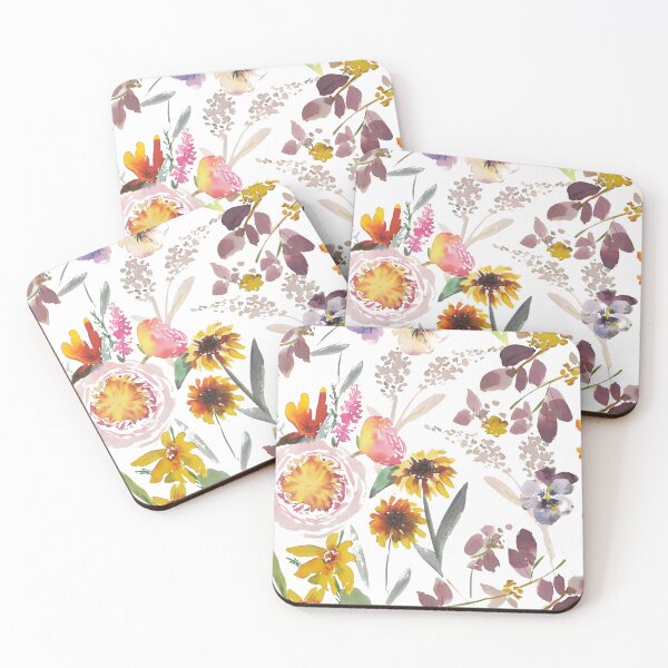 Item preview, meadow flowers watercolor designed and sold by Katarina Roccella.