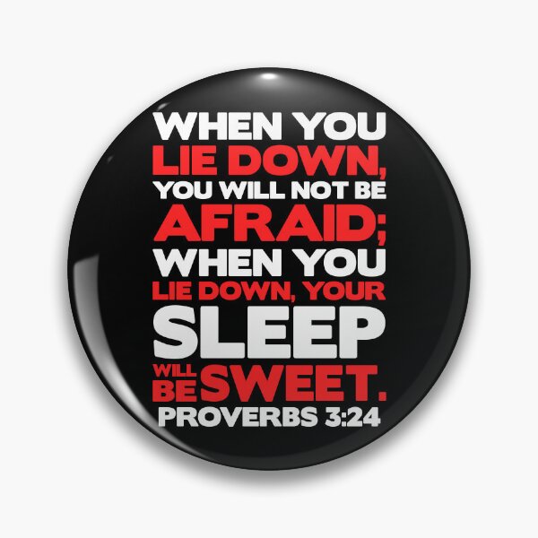 Item preview, Proverbs 3:24 Your Sleep Will Be Sweet designed and sold by plushism.