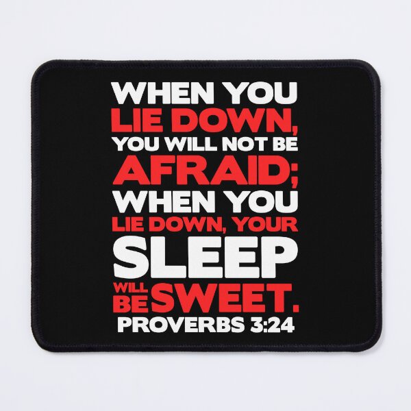Item preview, Proverbs 3:24 Your Sleep Will Be Sweet designed and sold by plushism.