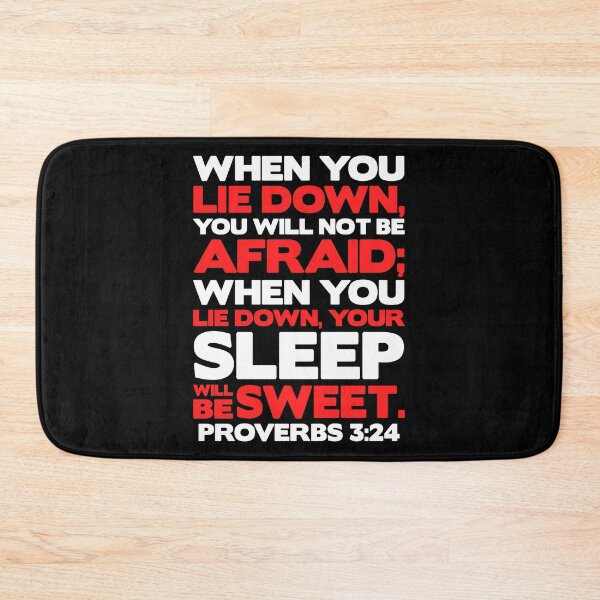 Item preview, Proverbs 3:24 Your Sleep Will Be Sweet designed and sold by plushism.
