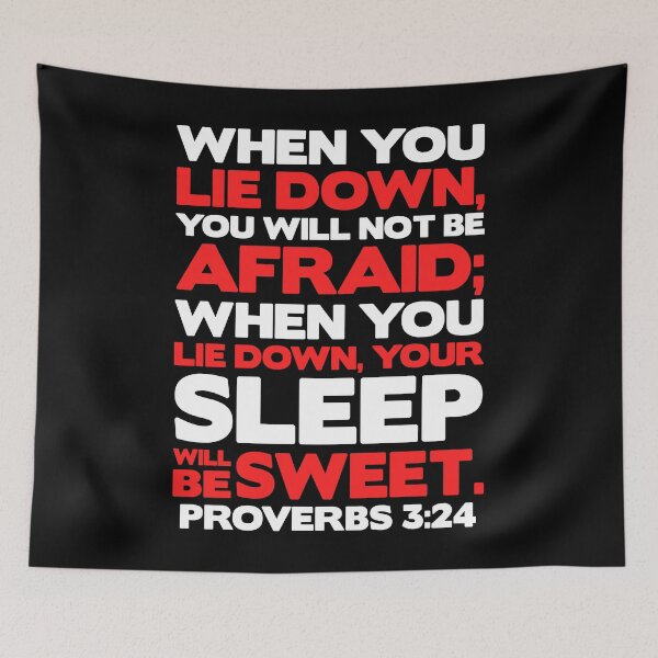 Item preview, Proverbs 3:24 Your Sleep Will Be Sweet designed and sold by plushism.