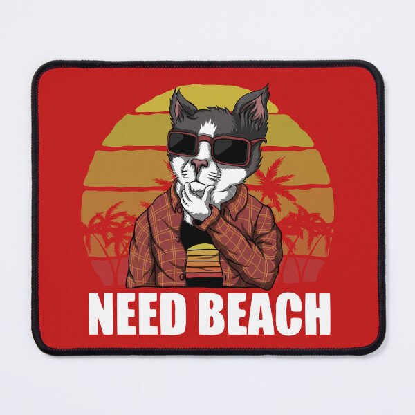 Item preview, Cat need a beach designed and sold by tranda90.