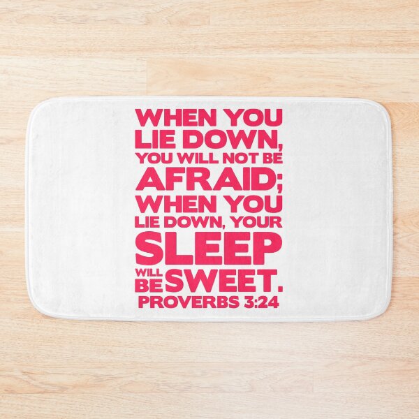 Item preview, Proverbs 3:24 Your Sleep Will Be Sweet designed and sold by plushism.