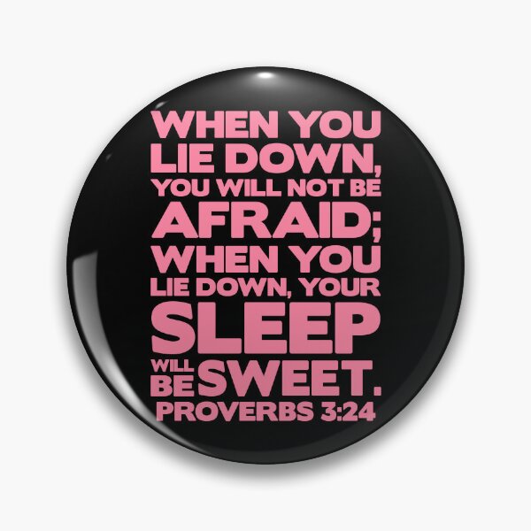 Item preview, Proverbs 3:24 Your Sleep Will Be Sweet designed and sold by plushism.