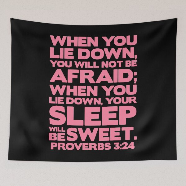 Item preview, Proverbs 3:24 Your Sleep Will Be Sweet designed and sold by plushism.