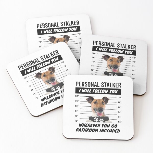 Item preview, Personal Stalker Dog – Smooth Fox Terrier designed and sold by More Cute Dogs.