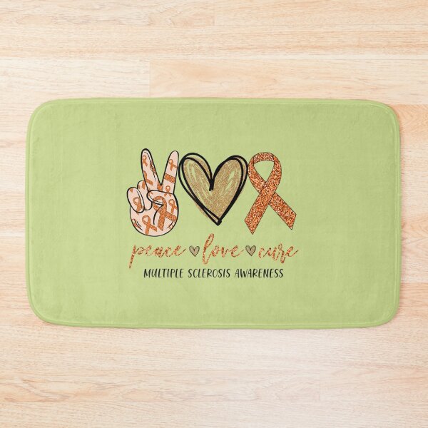 Item preview, Peace Love Cure Multiple Sclerosis Awareness  designed and sold by cocanut.