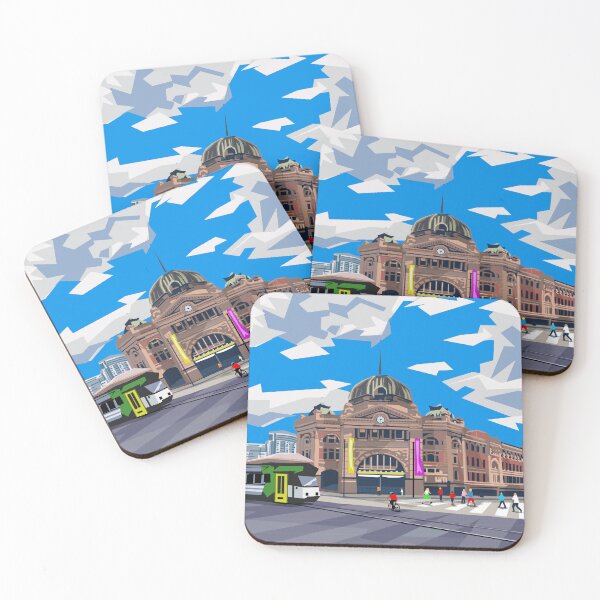 Item preview, Flinder's Street Railway Station, Melbourne. designed and sold by Art by Ira.