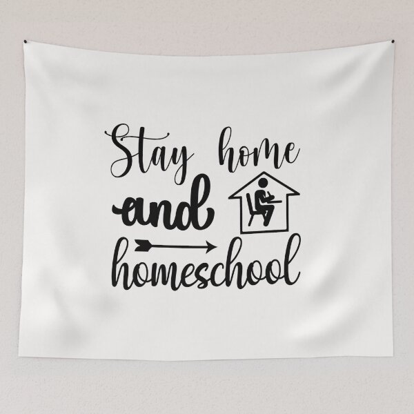 Item preview, Stay Home And Homeschool designed and sold by AuroraApparel.