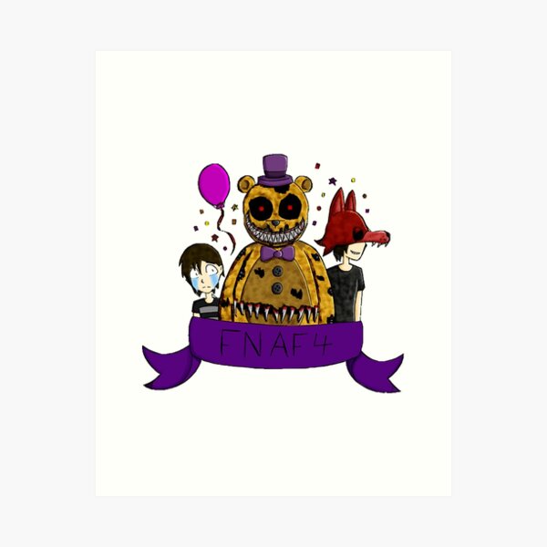 Five Nights at Freddy\'s 4 Nightmare Jump scare Game Cartoon, shadow freddy  transparent background PNG clipart