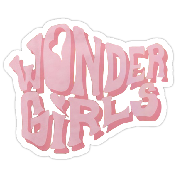 Pegatinas «Wonder Girls - Logotipo» de bballcourt | Redbubble