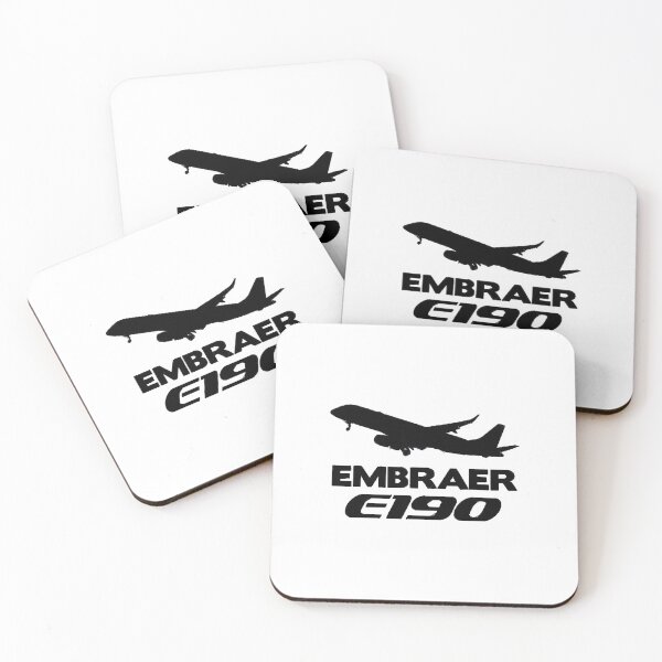 Item preview, Embraer E190 Silhouette Print (Black)  designed and sold by anh6903.