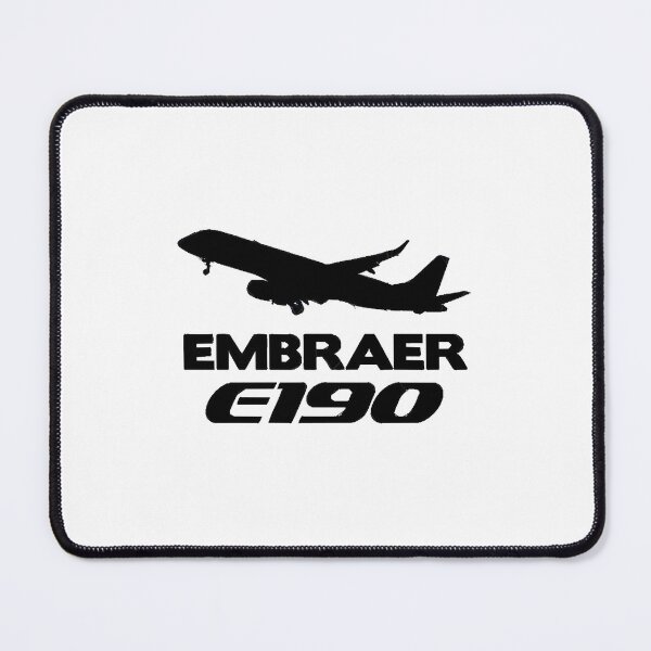 Item preview, Embraer E190 Silhouette Print (Black)  designed and sold by anh6903.