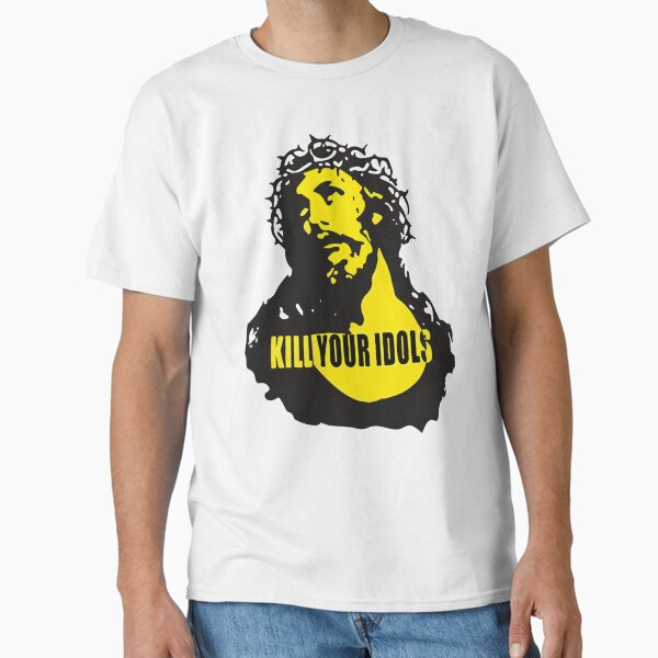 Vista previa del artículo con la obra «mata a tus ídolos», diseñado y vendido por DapperDuckk.