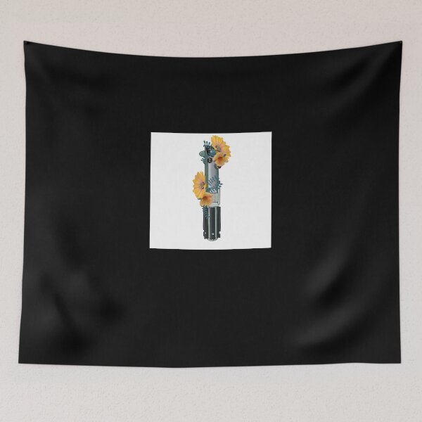 Item preview, Lightsaber sprouting yellow flowers designed and sold by hogonmdgraben.
