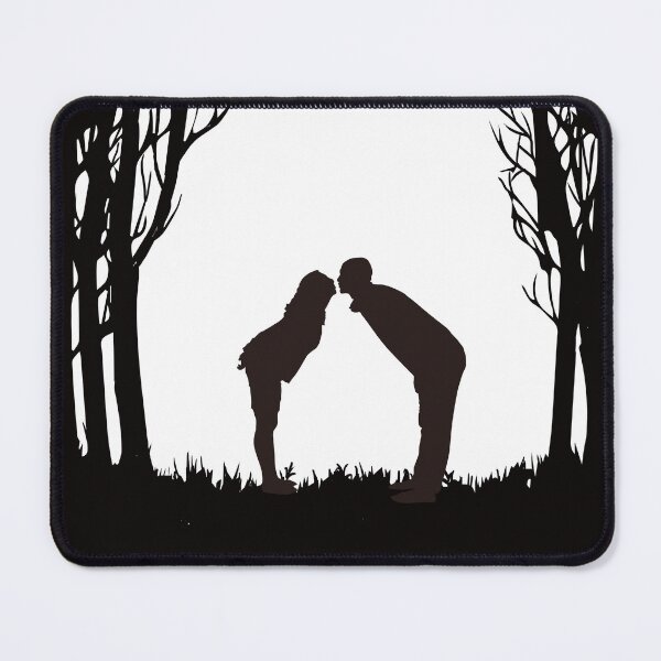 Item preview, Kiss Me Silhouette Essential T-shirts Accessories designed and sold by bailong1668.