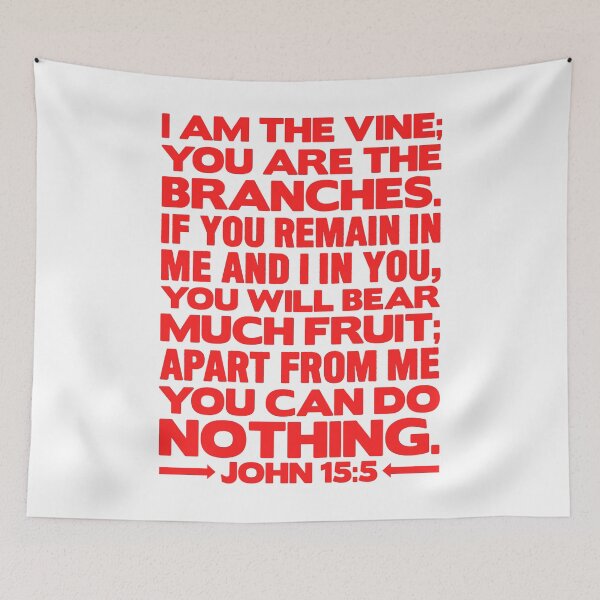 Item preview, John 15:5 I Am The Vine designed and sold by plushism.