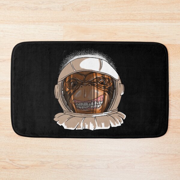 Item preview, Astronaut Monkey Head Funny Smiling Space Monkey designed and sold by HasietYabom.