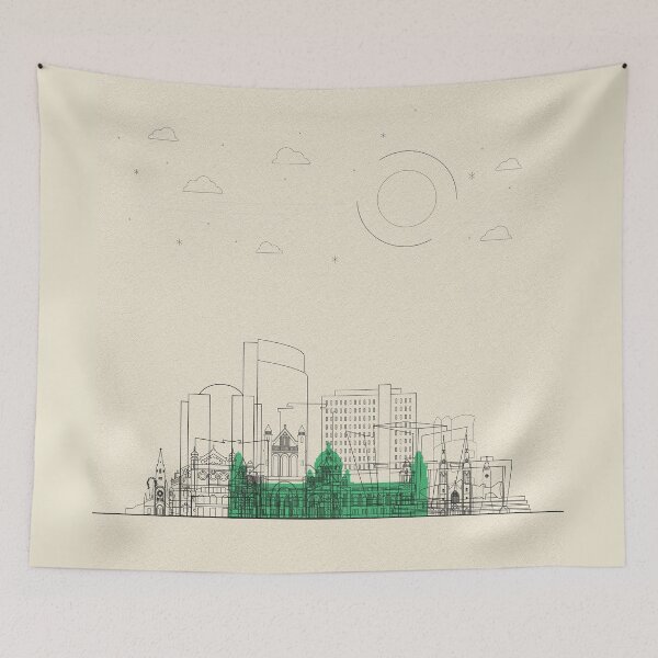 Item preview, Abstract City Posters: Belfast, United Kingdom designed and sold by A Deniz Akerman.