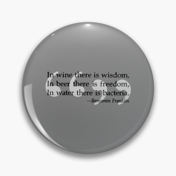 Item preview, Ben Franklin Beer Quote designed and sold by HasietYabom.