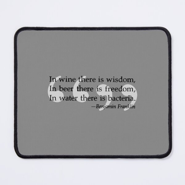 Item preview, Ben Franklin Beer Quote designed and sold by HasietYabom.