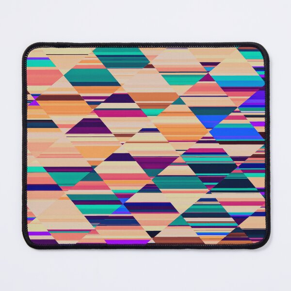 Item preview, Abstract geometric multicolor pattern designed and sold by cutecrazytshirt.
